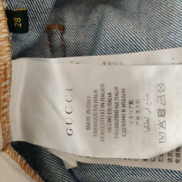 Gucci x Dapper Dan High Waist Jeans 28 - Picture 11 of 11